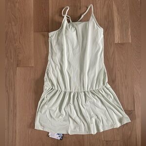 Light Green Sleeveless Athletic Dress with built in shorts